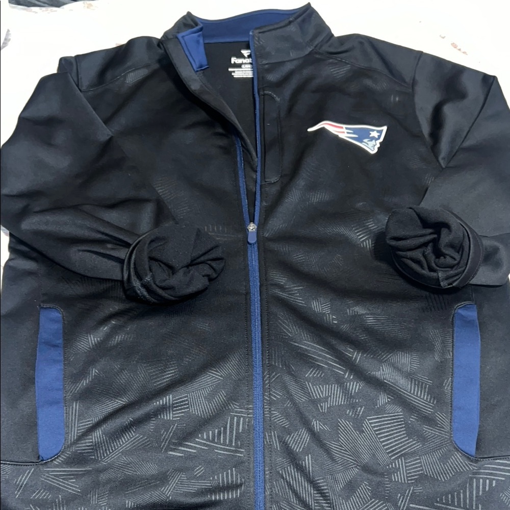 New England patriots Black and Blue Men's Jacket
